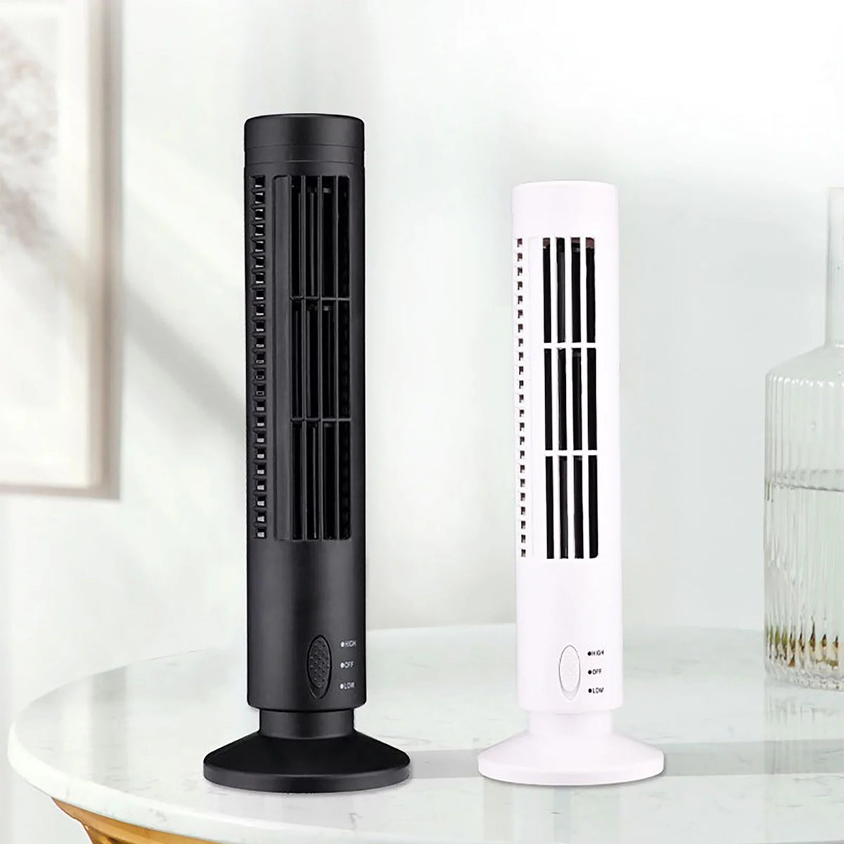 White 90° Oscillating Tower Fan Z27564