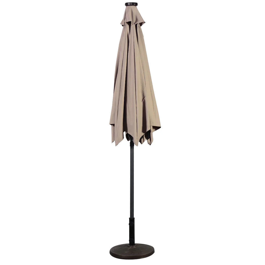 9FT Solar LED Patio Umbrella I151165
