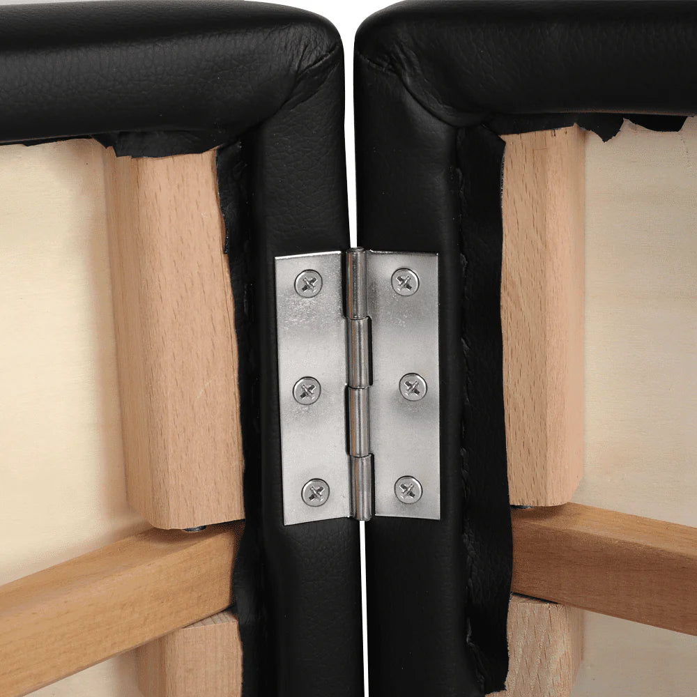 Black Adjustable Folding Massage Bed A813