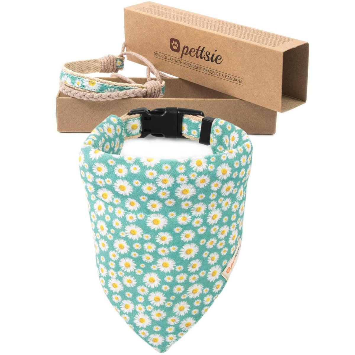 Matching Dog Collar, Bandana and Friendship Bracelet K95465