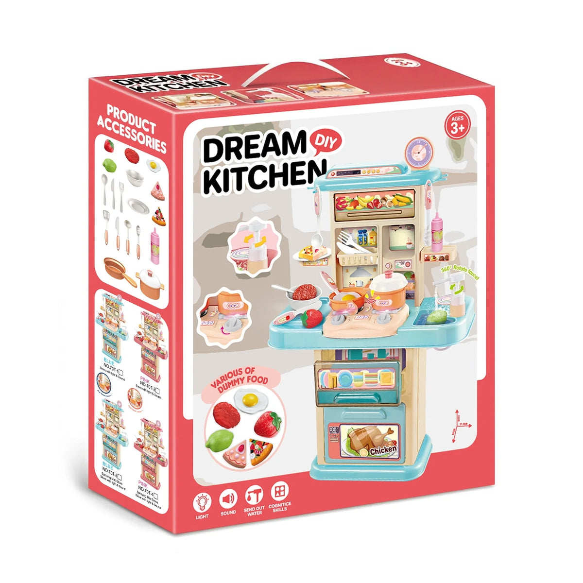 Play Kitchen Set with Lights & Sounds C89398