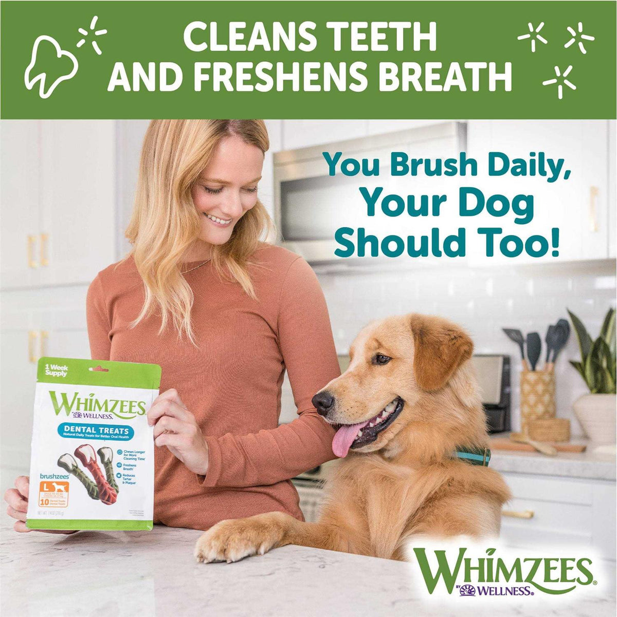 Large Natural Dental Dog Treats M285
