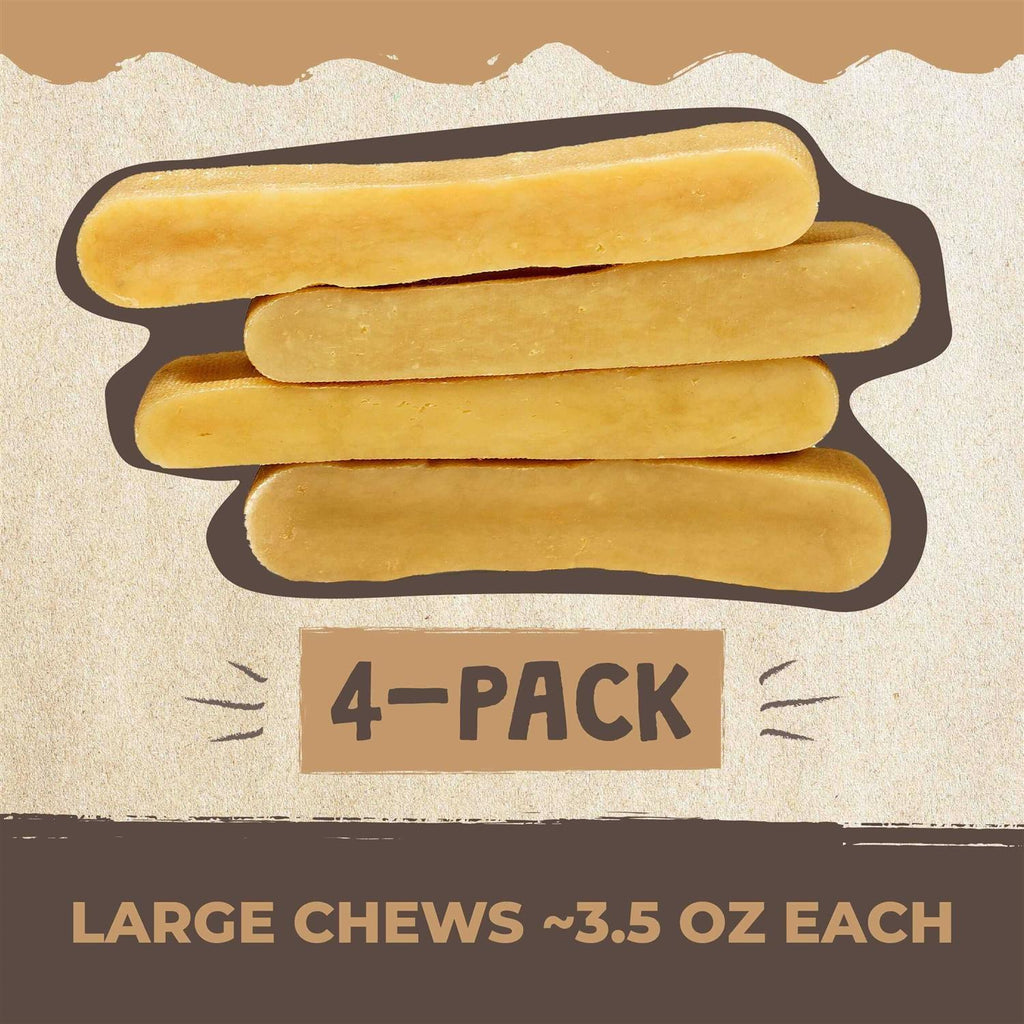 Yak Cheese Chews for Dogs All-Natural Long Lasting Pet Treats K6425