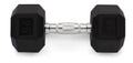 25lb Rubber Hex Dumbbell Y693447