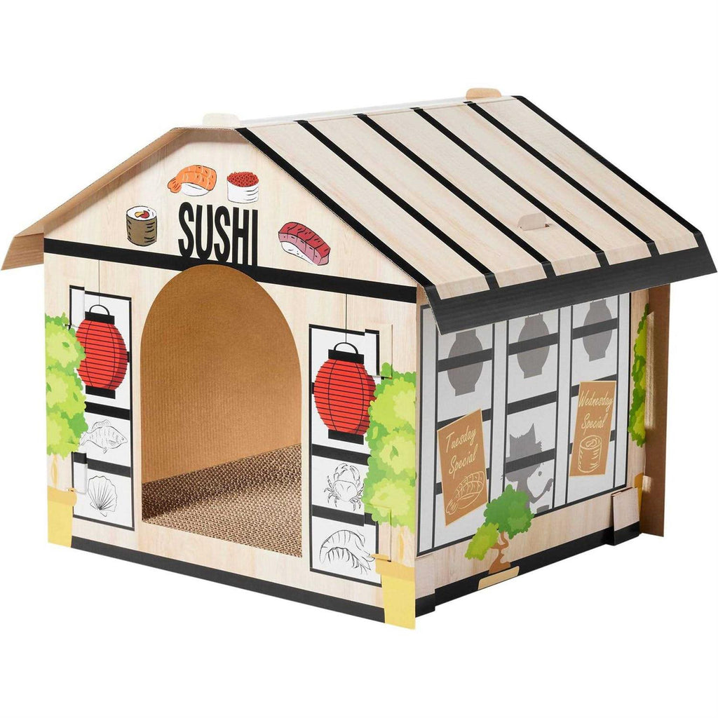 Cardboard Cat House W12375