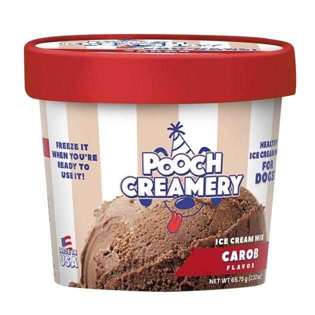 Peanut Butter Carob Flavor Ice Cream Mix Dog Treats Y69061