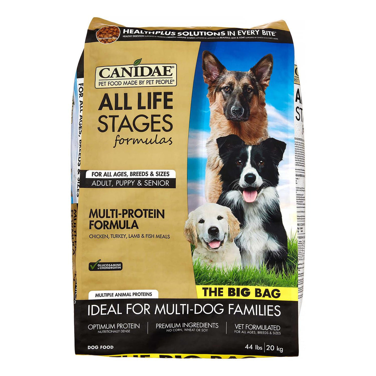 Chicken, Turkey & Lamb Formula Dry Dog Food, 40-lb bag M648