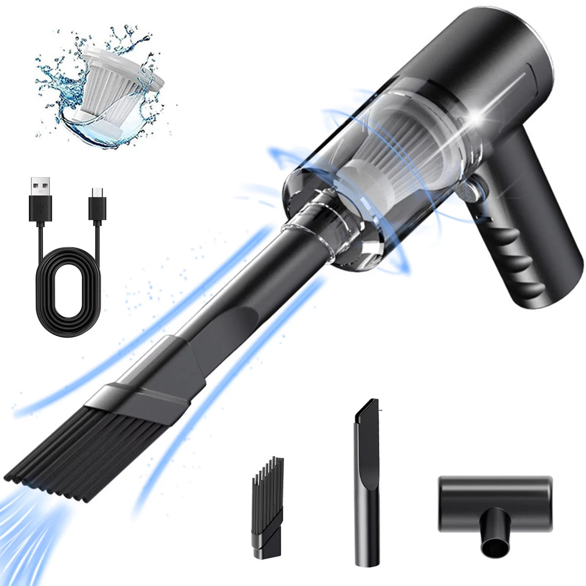 Cordless Handheld Car Vacuum Cleaner, 120W Portable Mini Vacuum Cleaner G97533