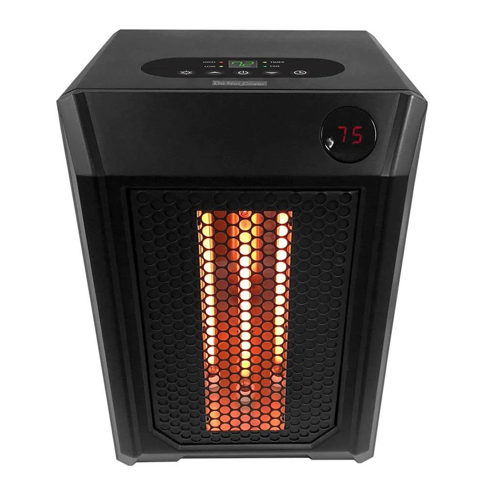 1,500-Watt Electric Infrared Portable Space Heater with Remote Control D643192