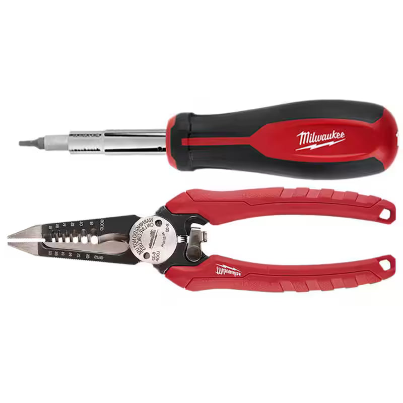 11-in-1 Multi-Tip Screwdriver with 6-in-1 Pliers H20934