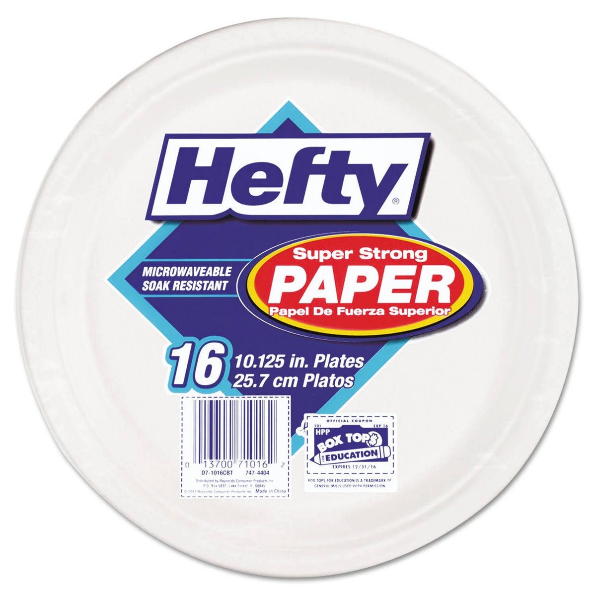 10 1/8" Bagasse Paper Plate D38011