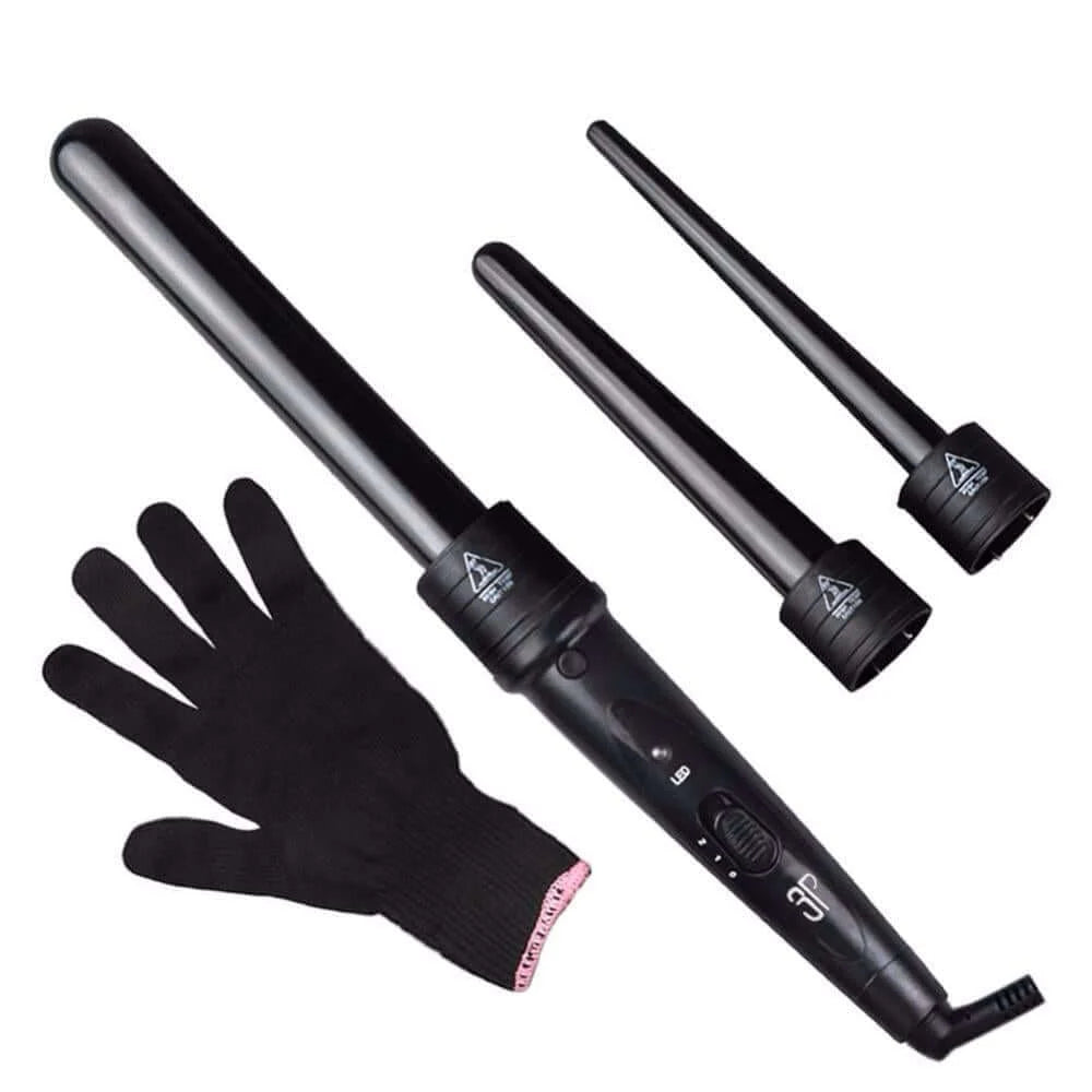 3 in 1 Interchangeable Hair Curling Iron J520