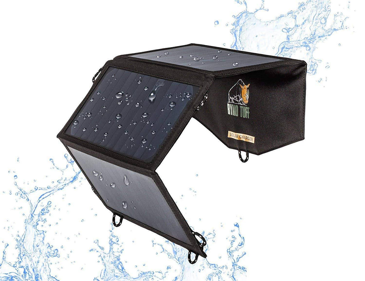 21W Dual USB Waterproof Solar Charger D50185