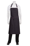 Bib Apron Black-Purple J4324