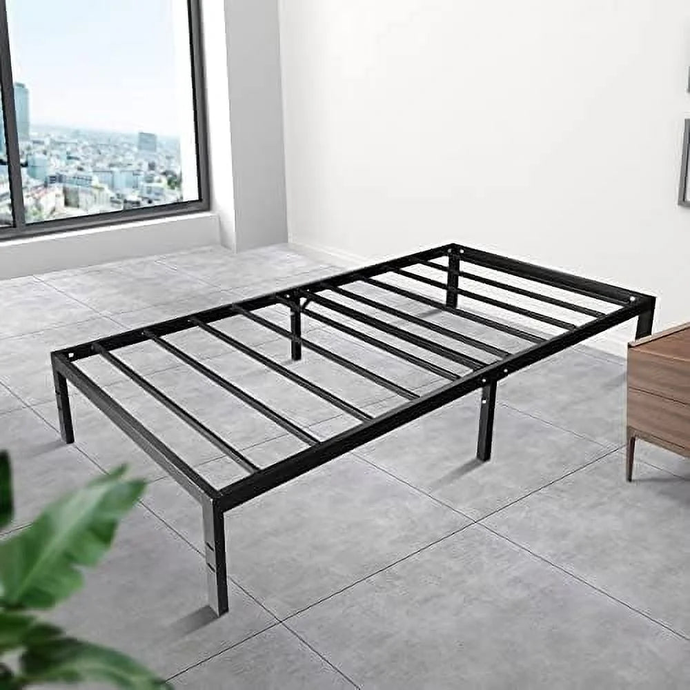 Metal Platform Bed Frame Heavy Duty Steel Slat E295