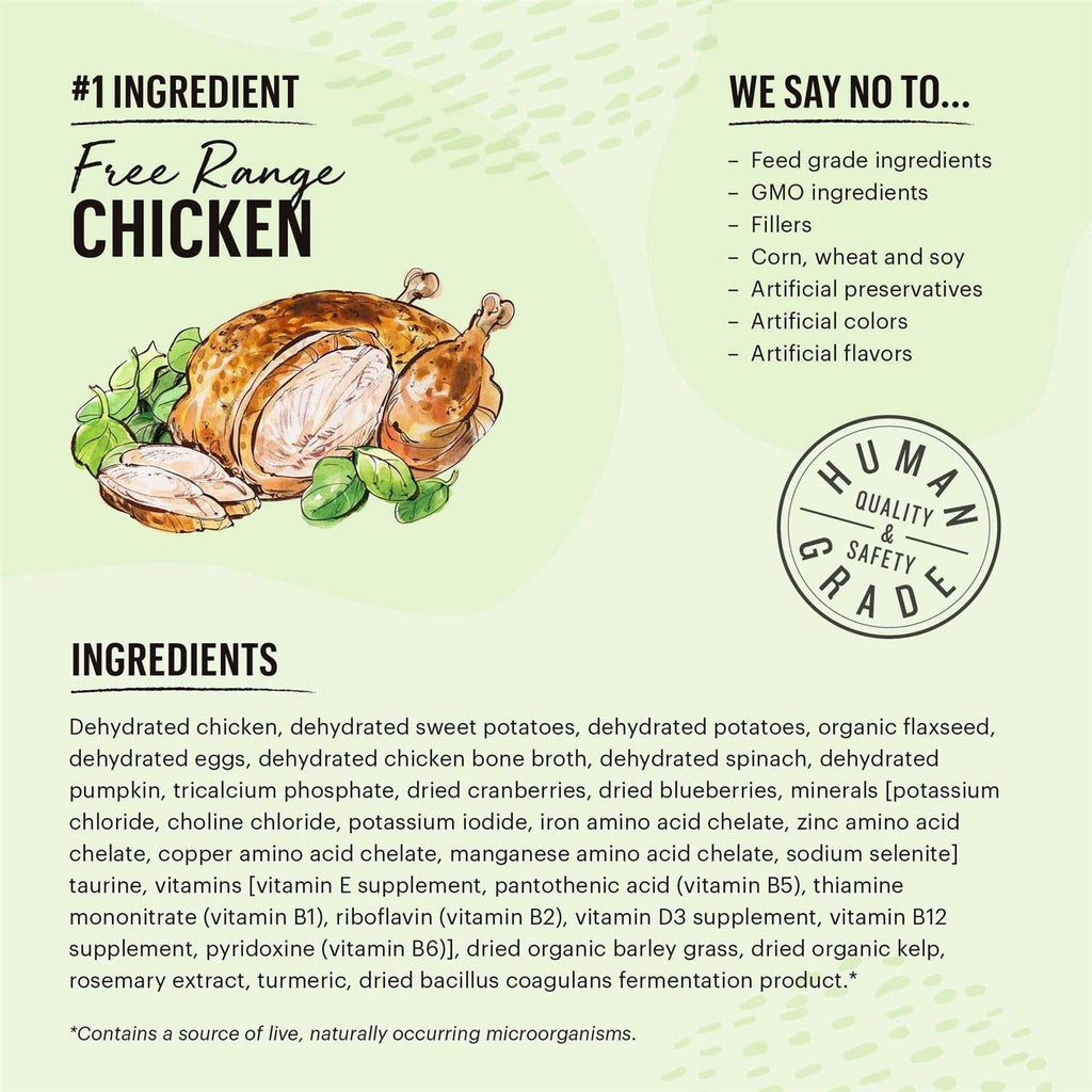 Chicken Grain-Free Dehydrated Cat Food K6669