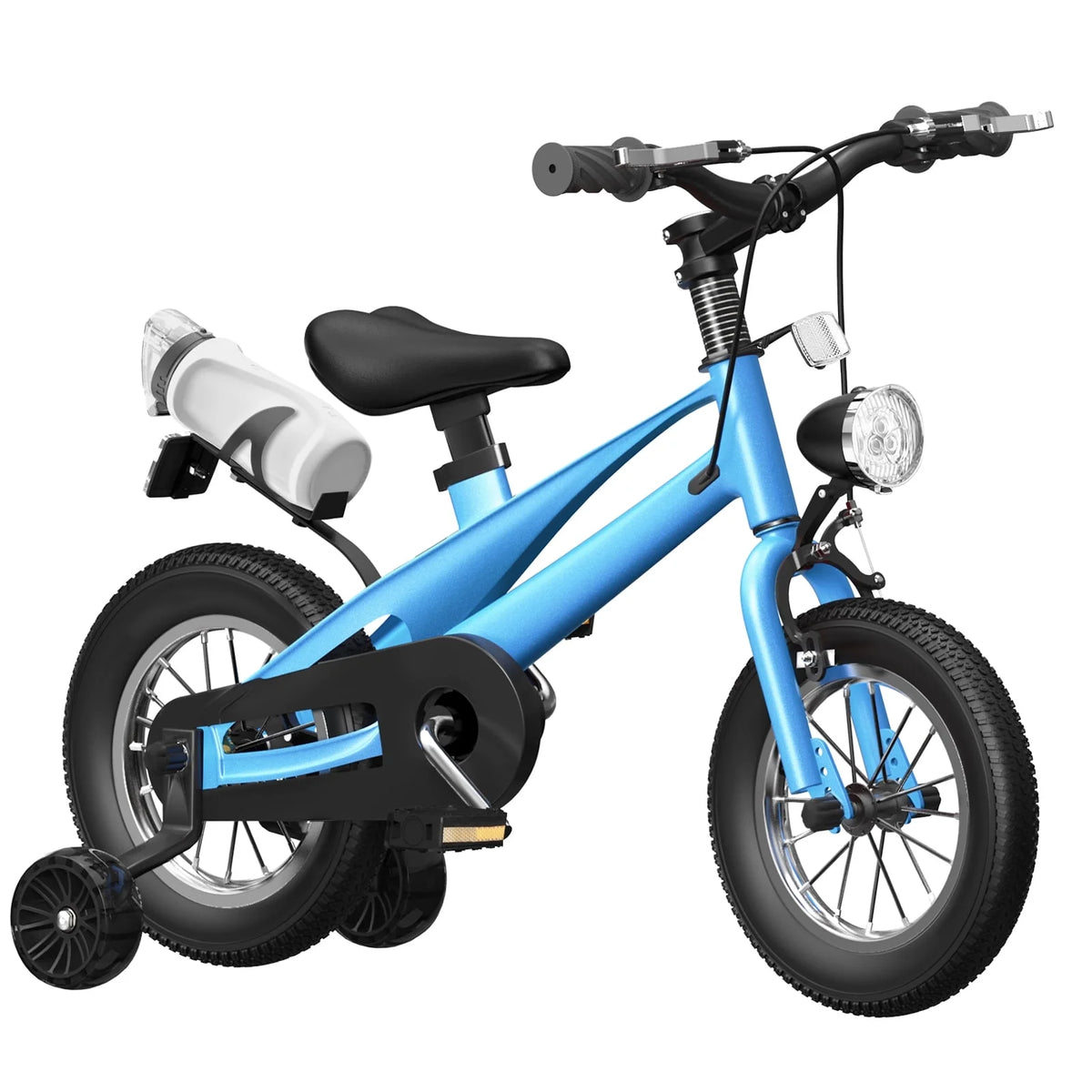 14 inch Kids Bicycle with Training Wheels, Blue Y745