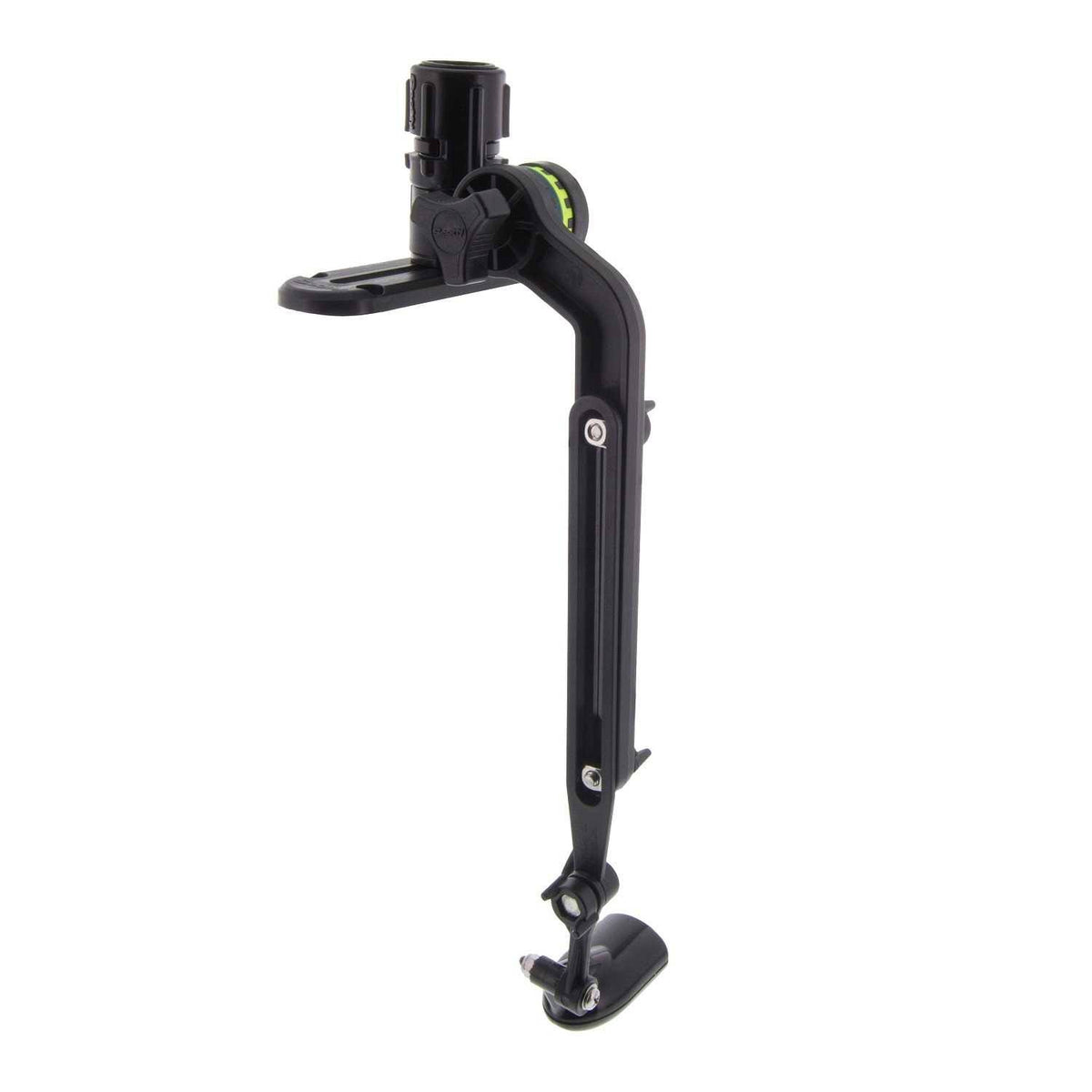 Black Kayak/SUP Transducer Mounting Arm with Gear-Head B634