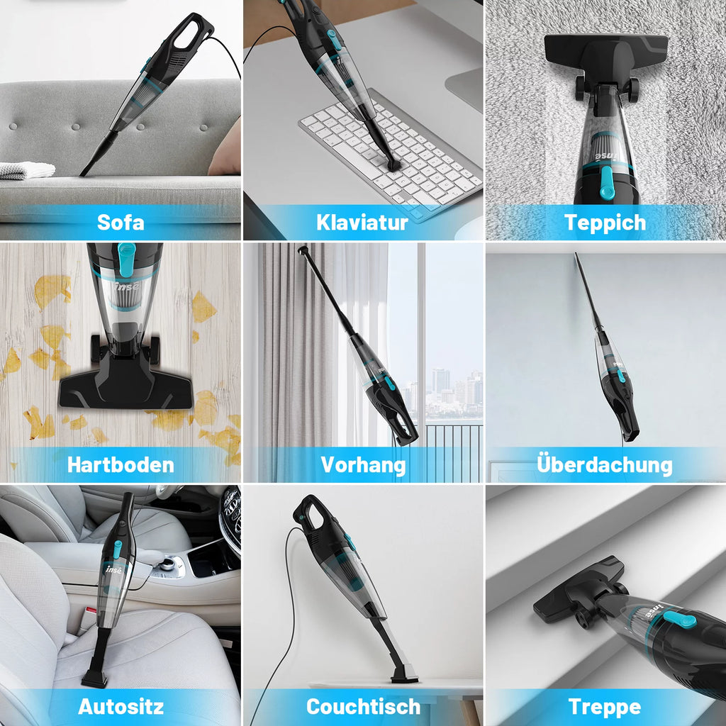 Corded 2 in 1 Bagless Lightweight Stick Vacuum Cleaner W723075