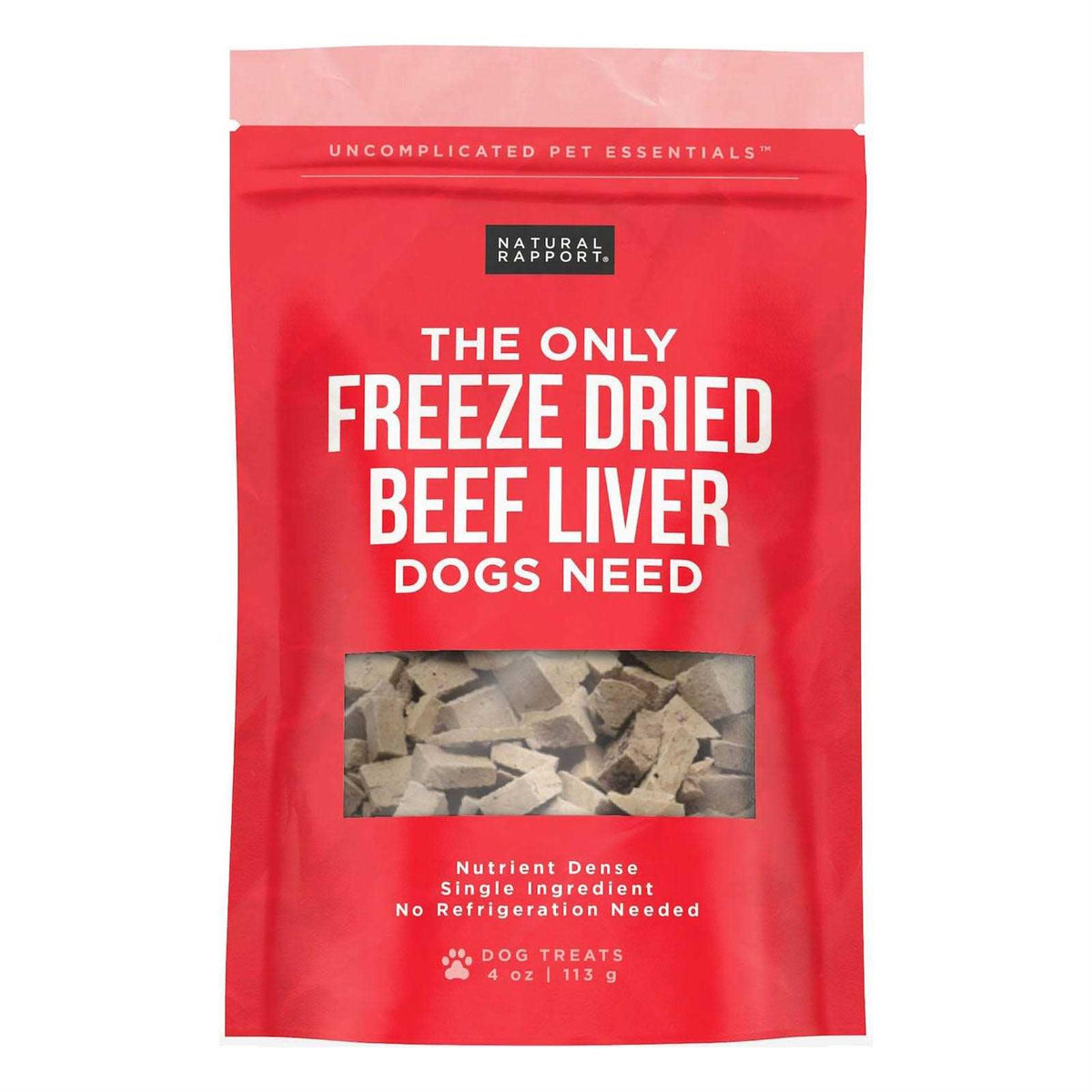 Freeze Dried Beef Liver Dog Treats I380928