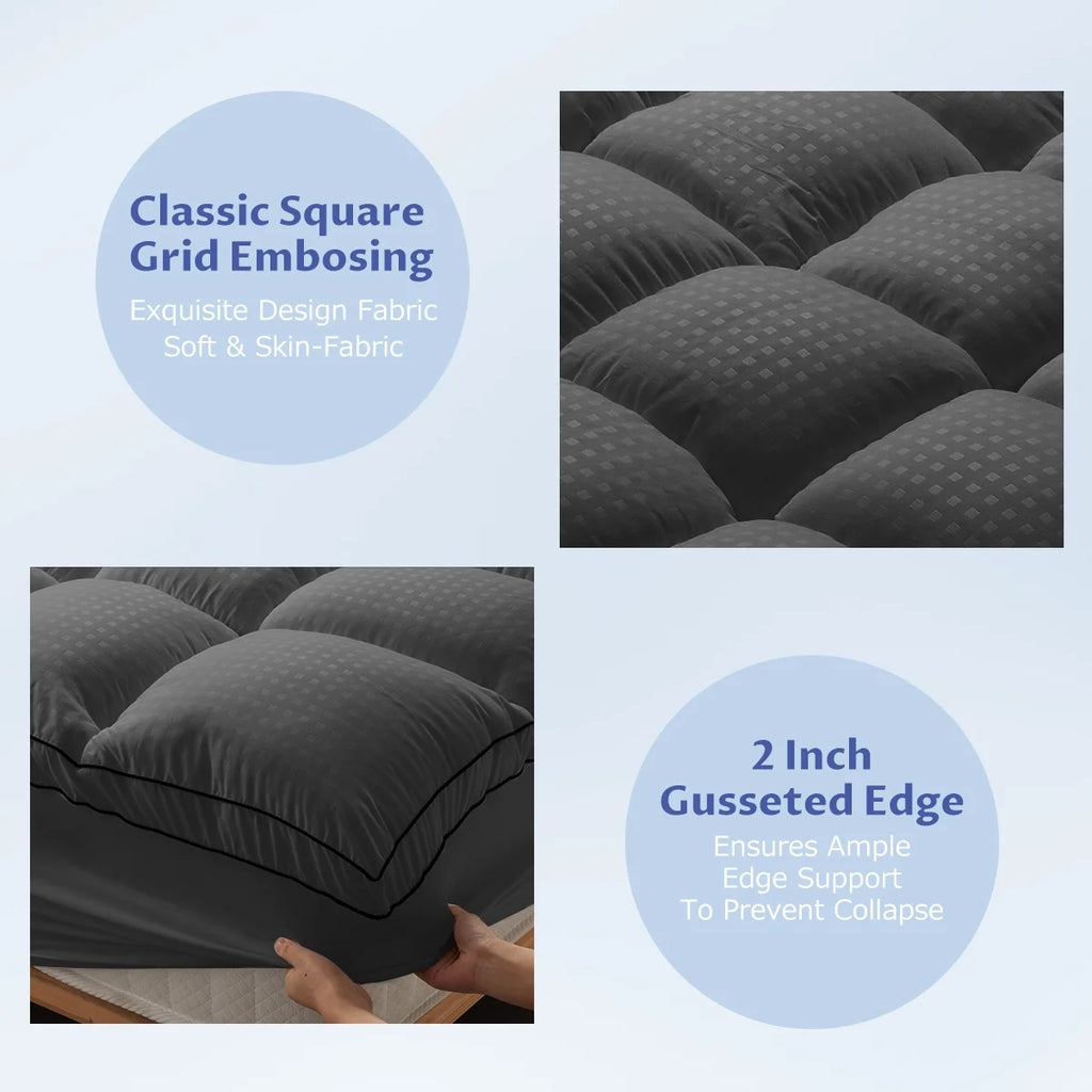Queen Mattress Topper with Deep Pocket L828