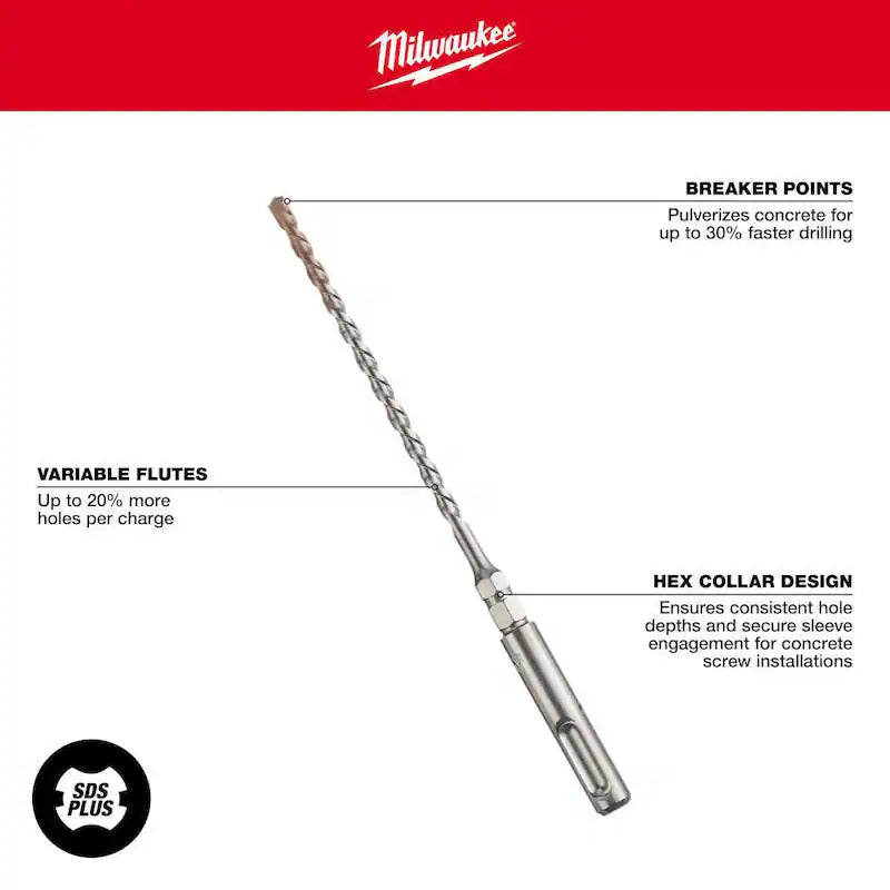 3/16 in. x 7 in. SDS-PLUS Carbide Drill Bit O5725