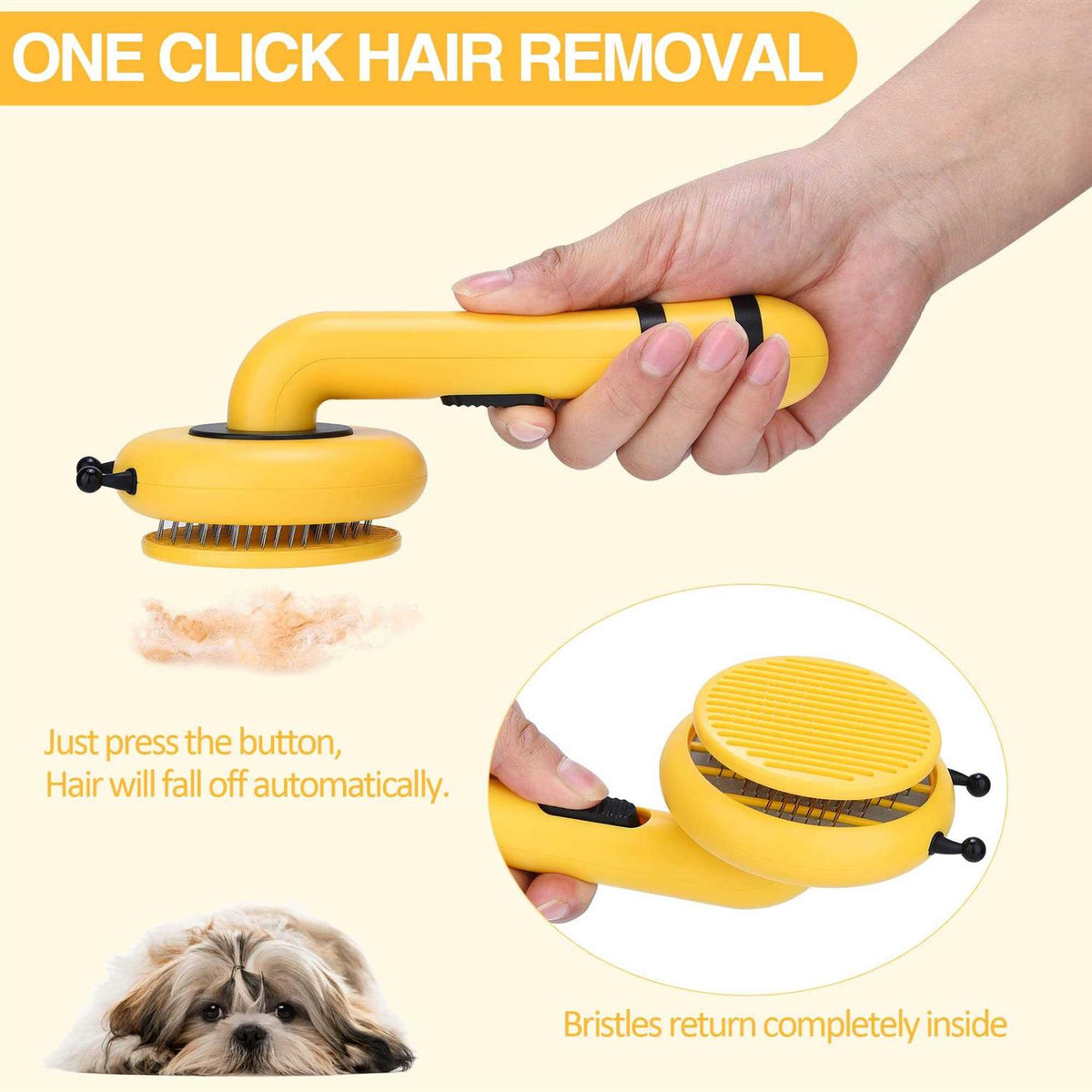 Self Cleaning Cat Slicker Brush A151253