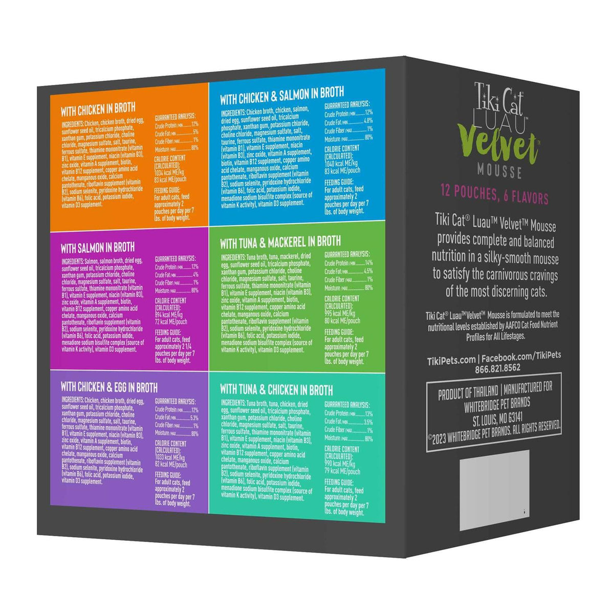Velvet Mousse Variety Pack Wet Cat Food A1667