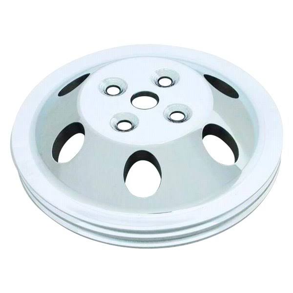 Pol Alum SBC Double Groove Pulley U1906