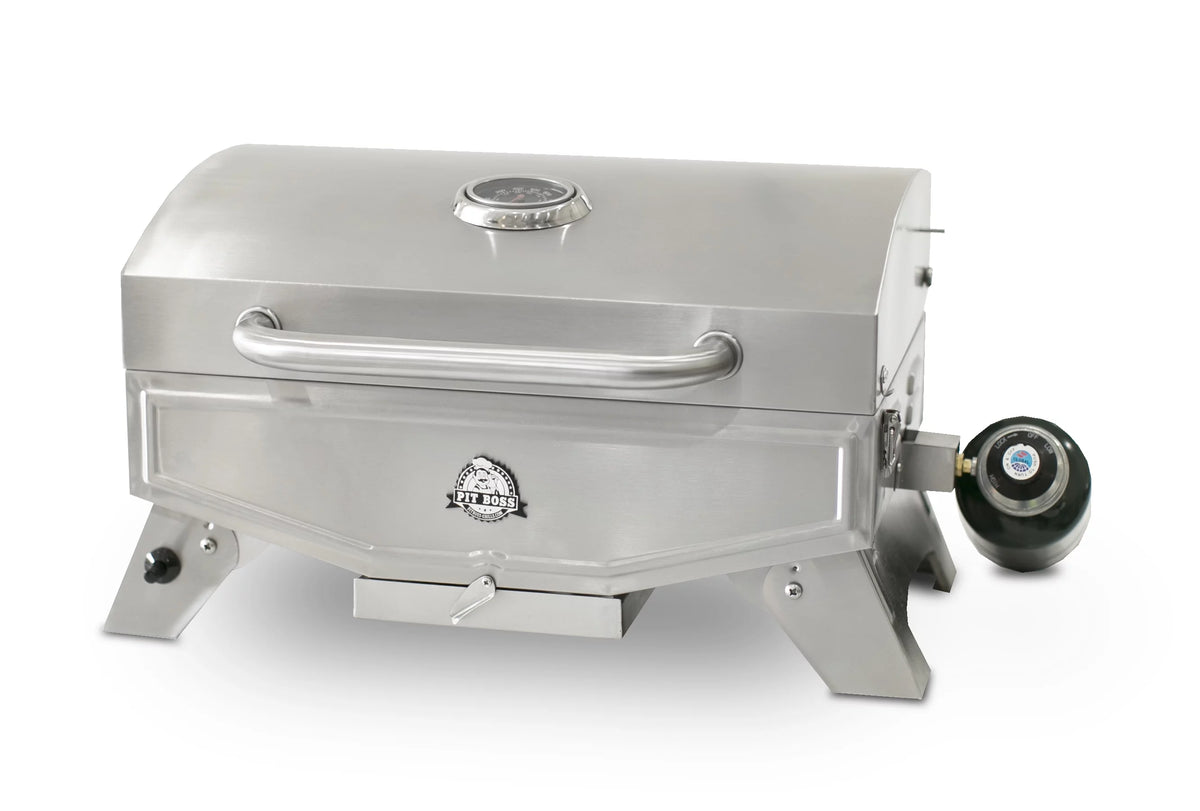 1 Burner Silver Propane Portable Gas Grill X8499