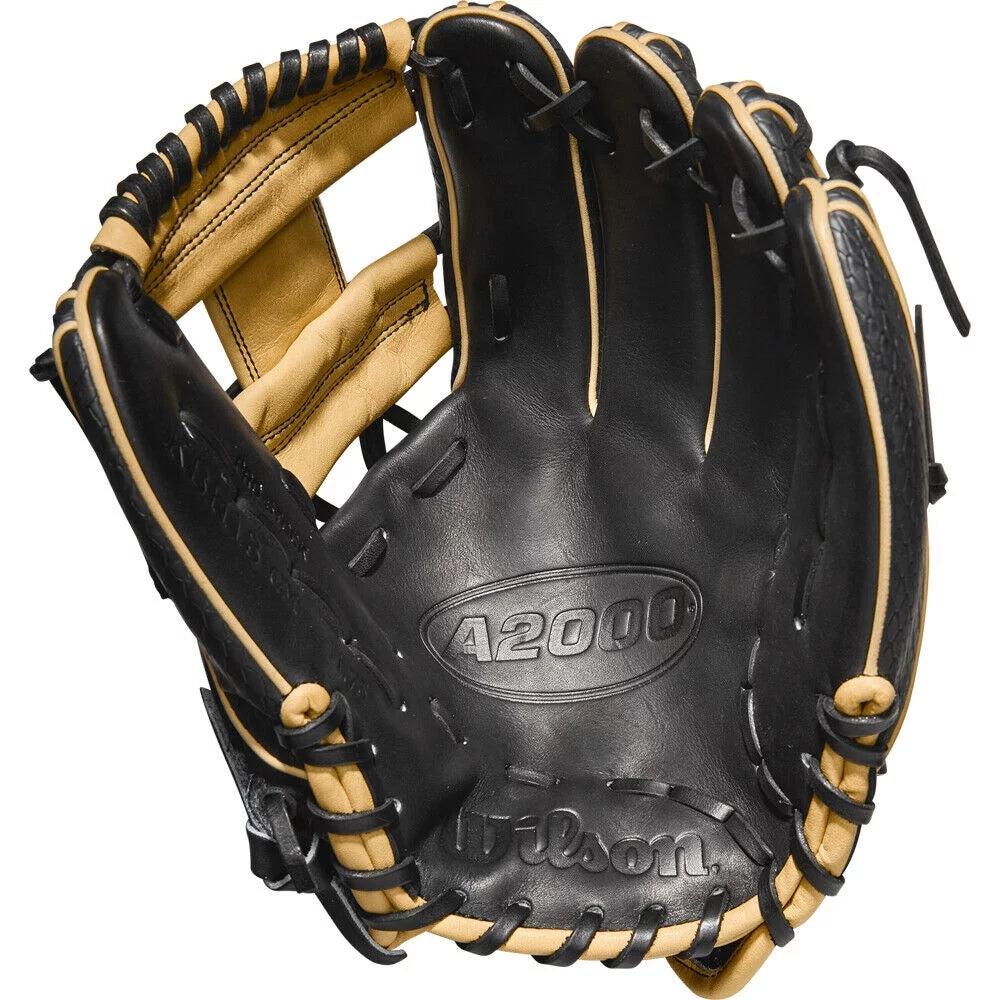 11.75 Baseball Glove Cross Web Black/Blonde Right Hand H9393