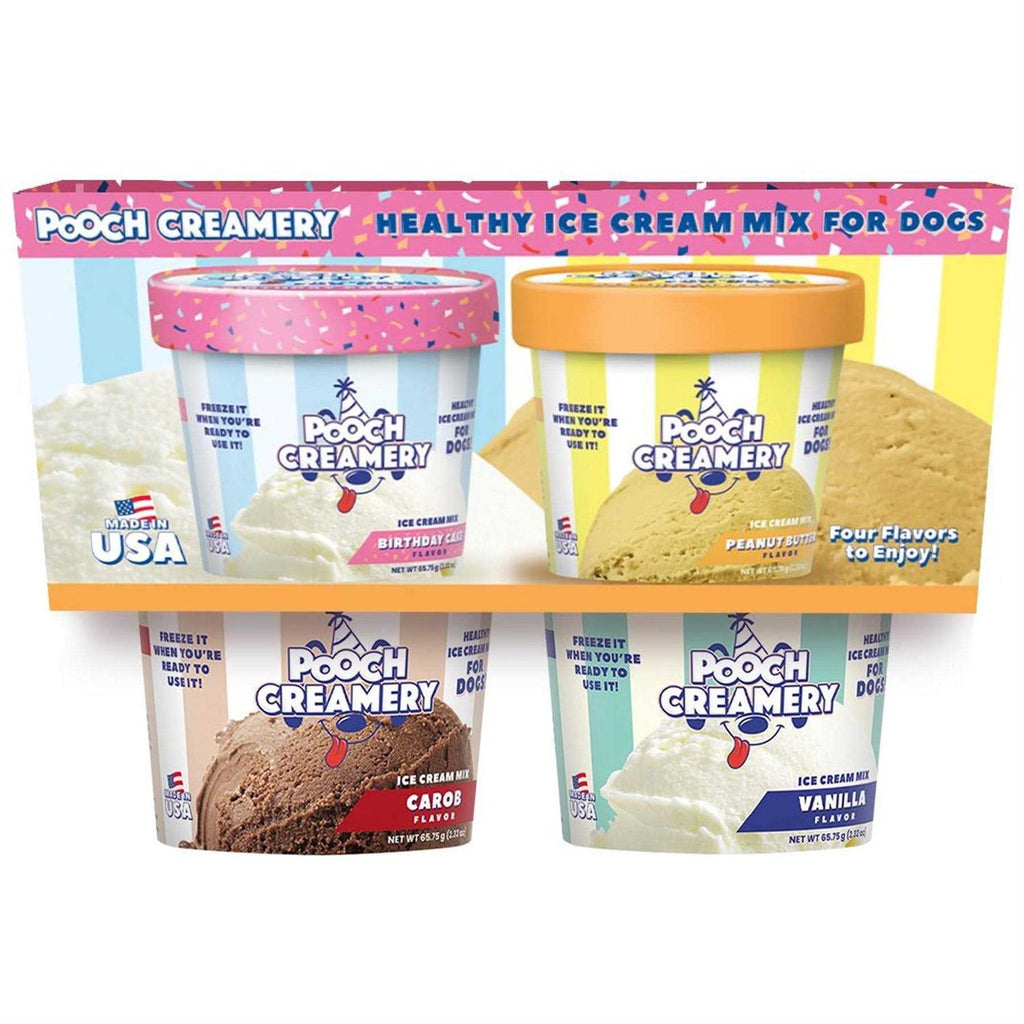 Peanut Butter Carob Flavor Ice Cream Mix Dog Treats Y69061