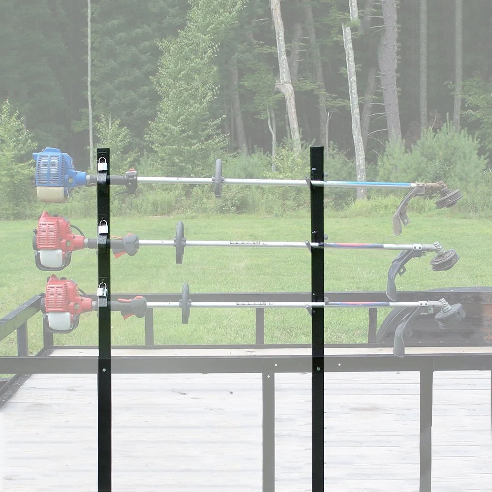 Lockable 3 Place Trimmer Rack N703