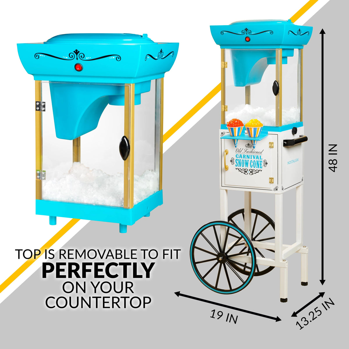 48-Inch Tall Snow Cone Cart R6471