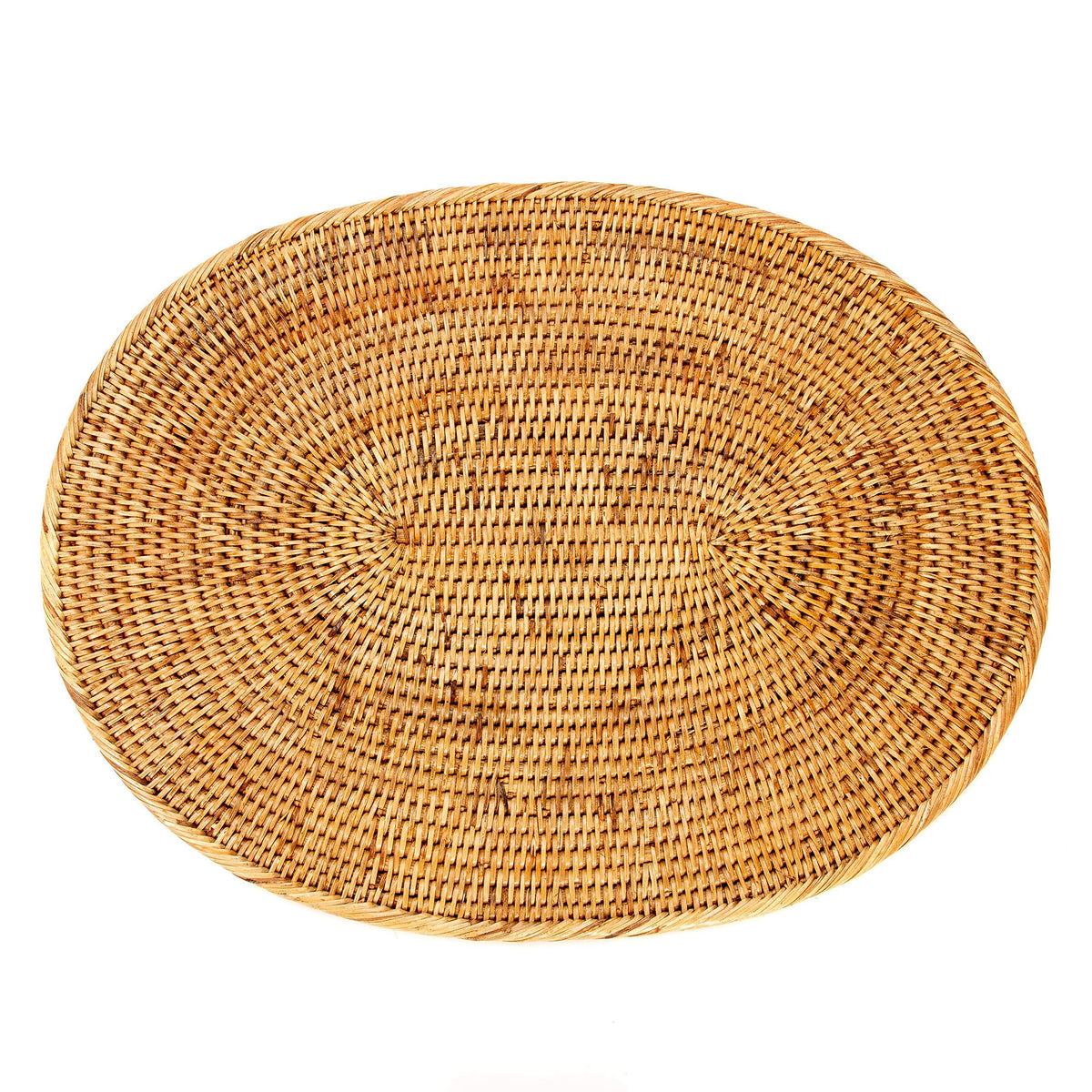 Rattan Oval Placemat 20 inch x 15 inch Z49211
