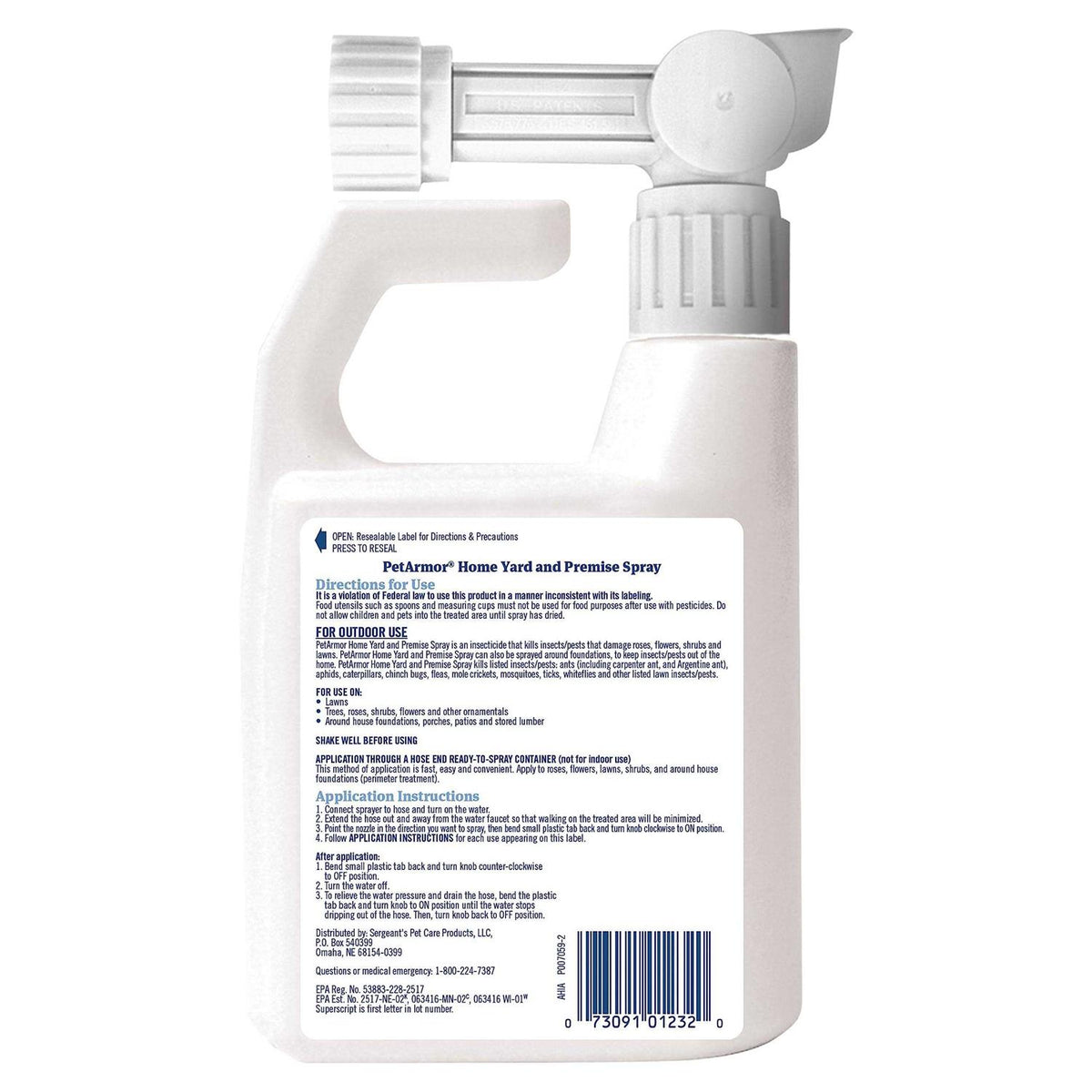 Flea & Tick Yard Spray Q948
