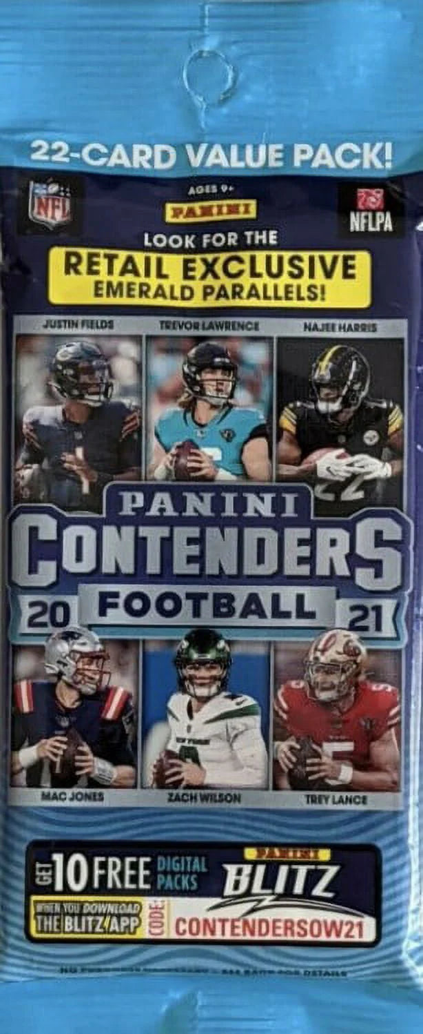 2021 Football Trading Card Value Box 12 Packs O6638