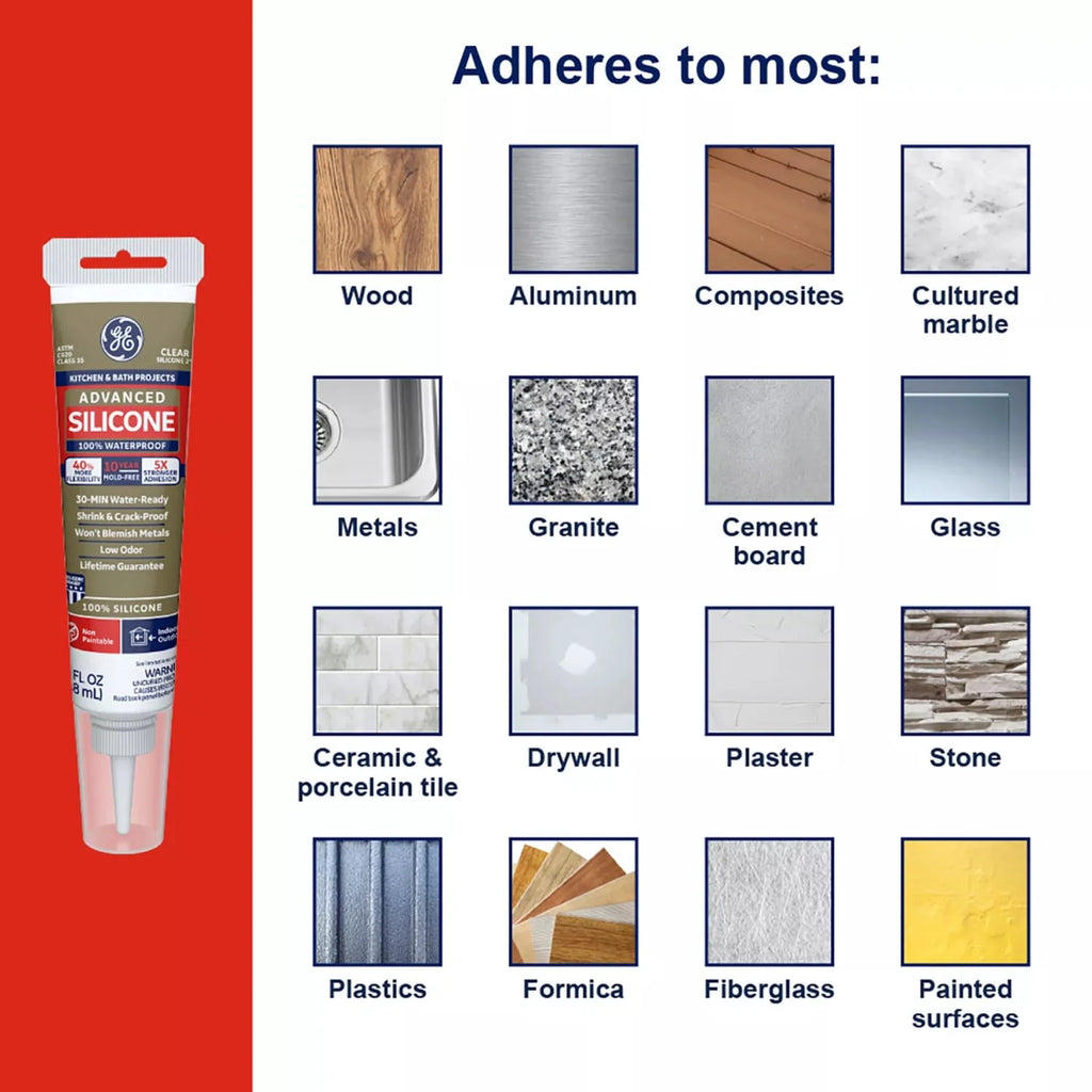 White Silicone Kitchen & Bath Sealant W493