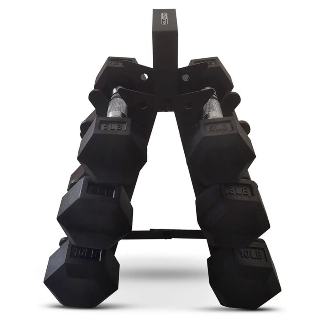 Hexagonal Dumbbell Free Weight Set, 5, 8, & 10 Lbs, Black T1798