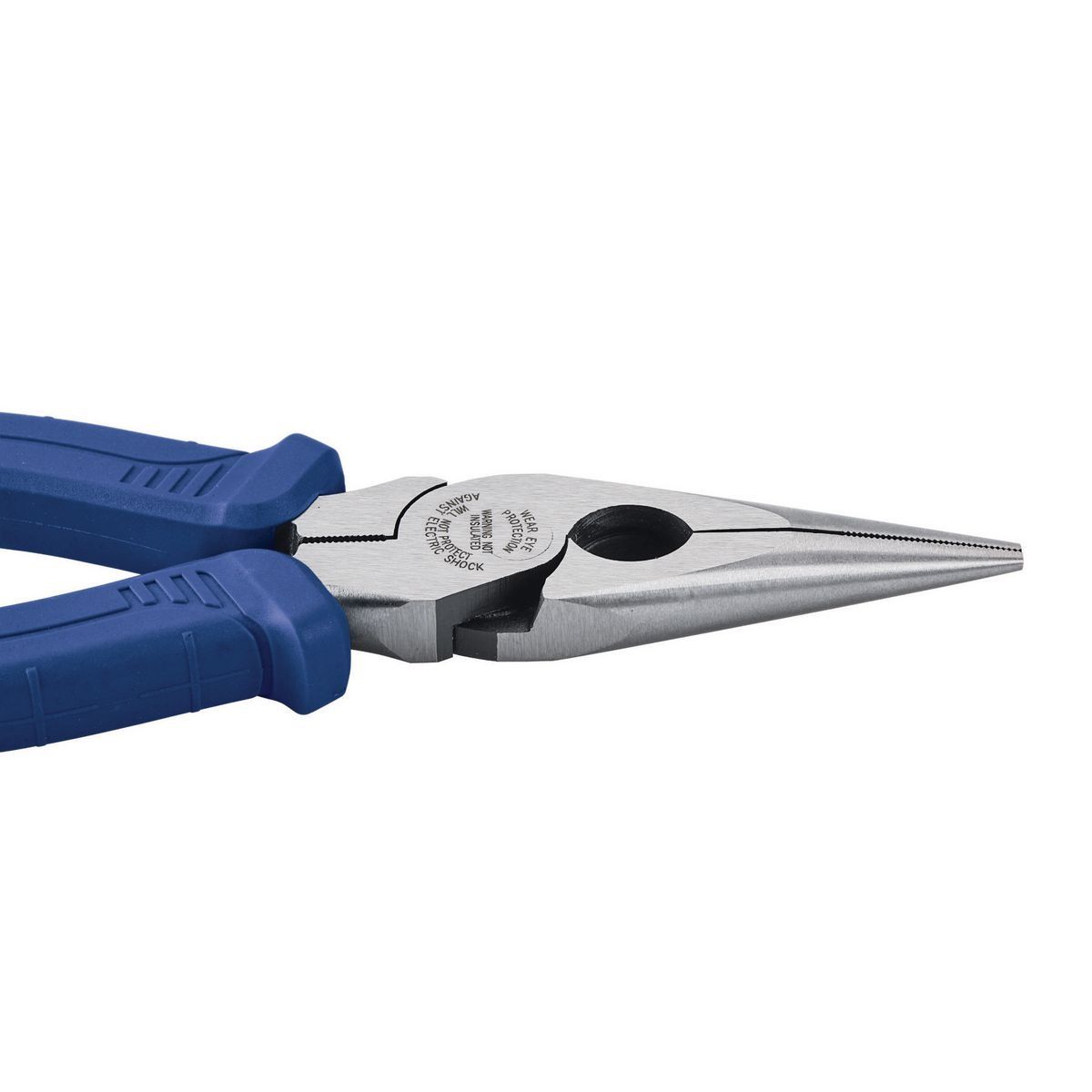 8 in. Long-Nose Pliers with Comfort Grip K86631