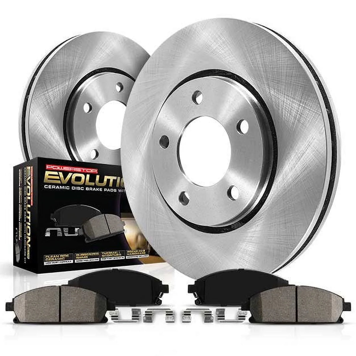 Rear Stock Replacement Brake Pad and Rotor Kit C157522