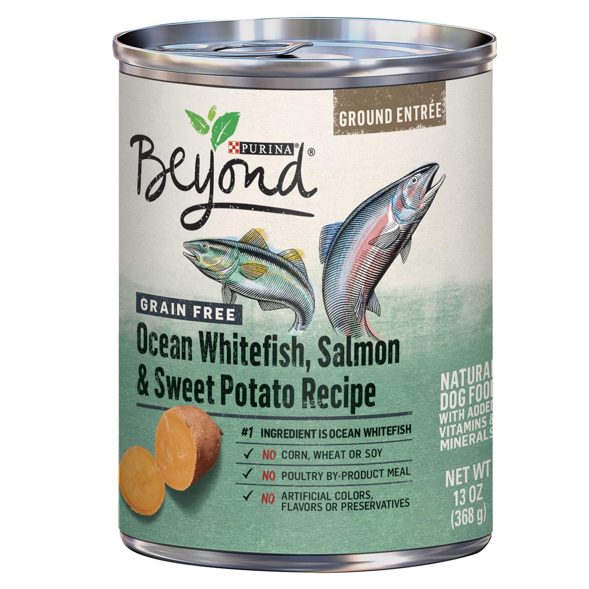 Alaskan Cod Salmon & Sweet Potato Grain-Free Canned Dog Food B507
